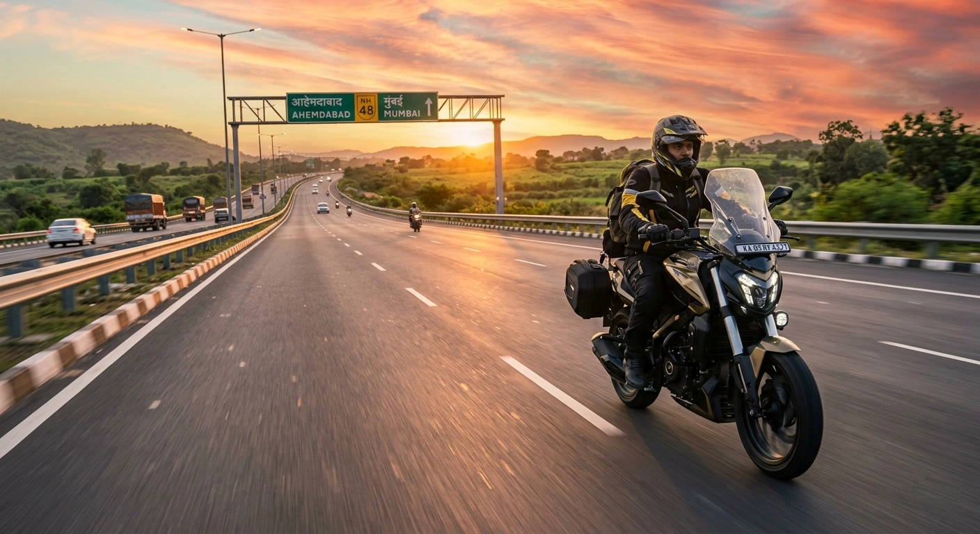 Bajaj Dominar 400 bike ride