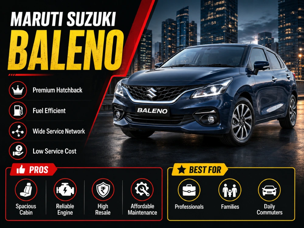 Maruti Suzuki Baleno Pros and cons