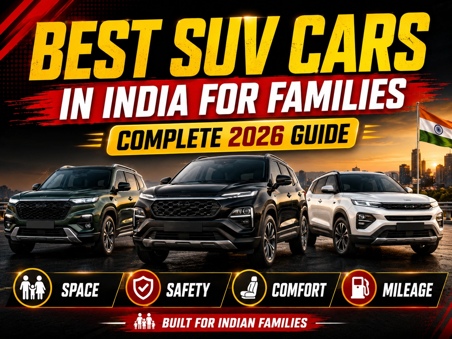 best SUV cars in India for families complete guide 2026