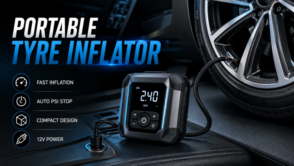 Portable Tyre Inflator for Your Car