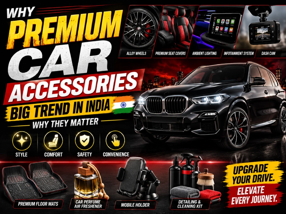 premium car accessories India 2026 interior exterior upgrades