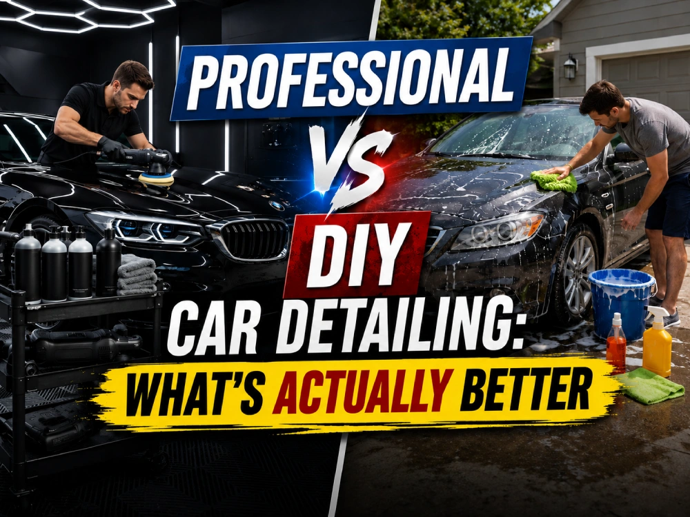 Professional vs DIY Car Detailing