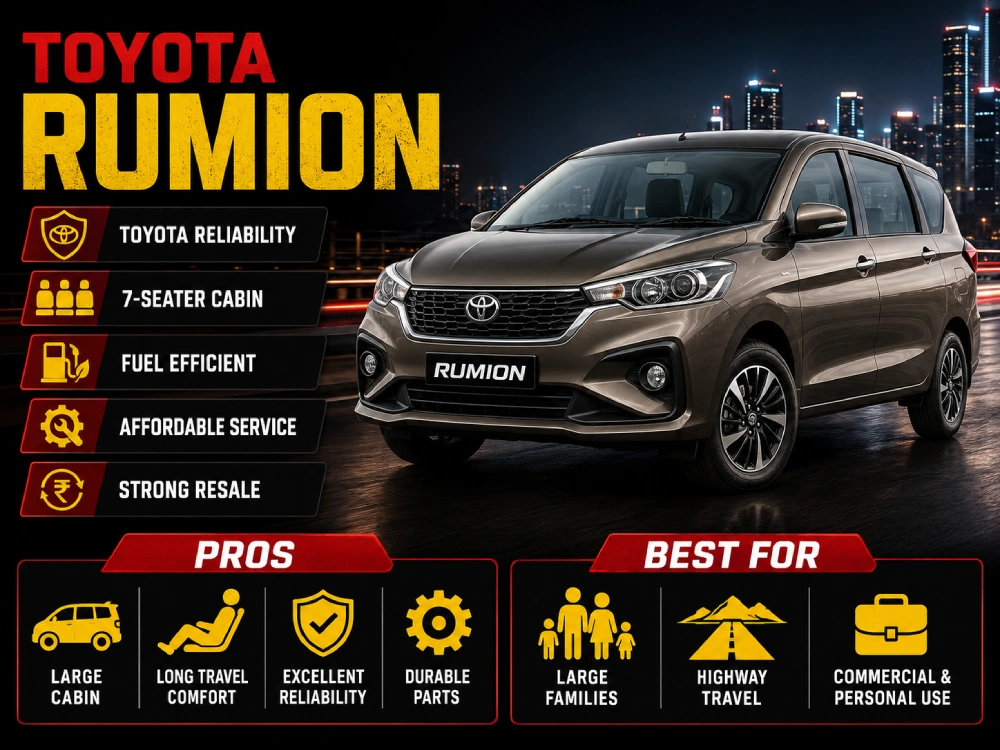 Toyota Rumion Pros and cons