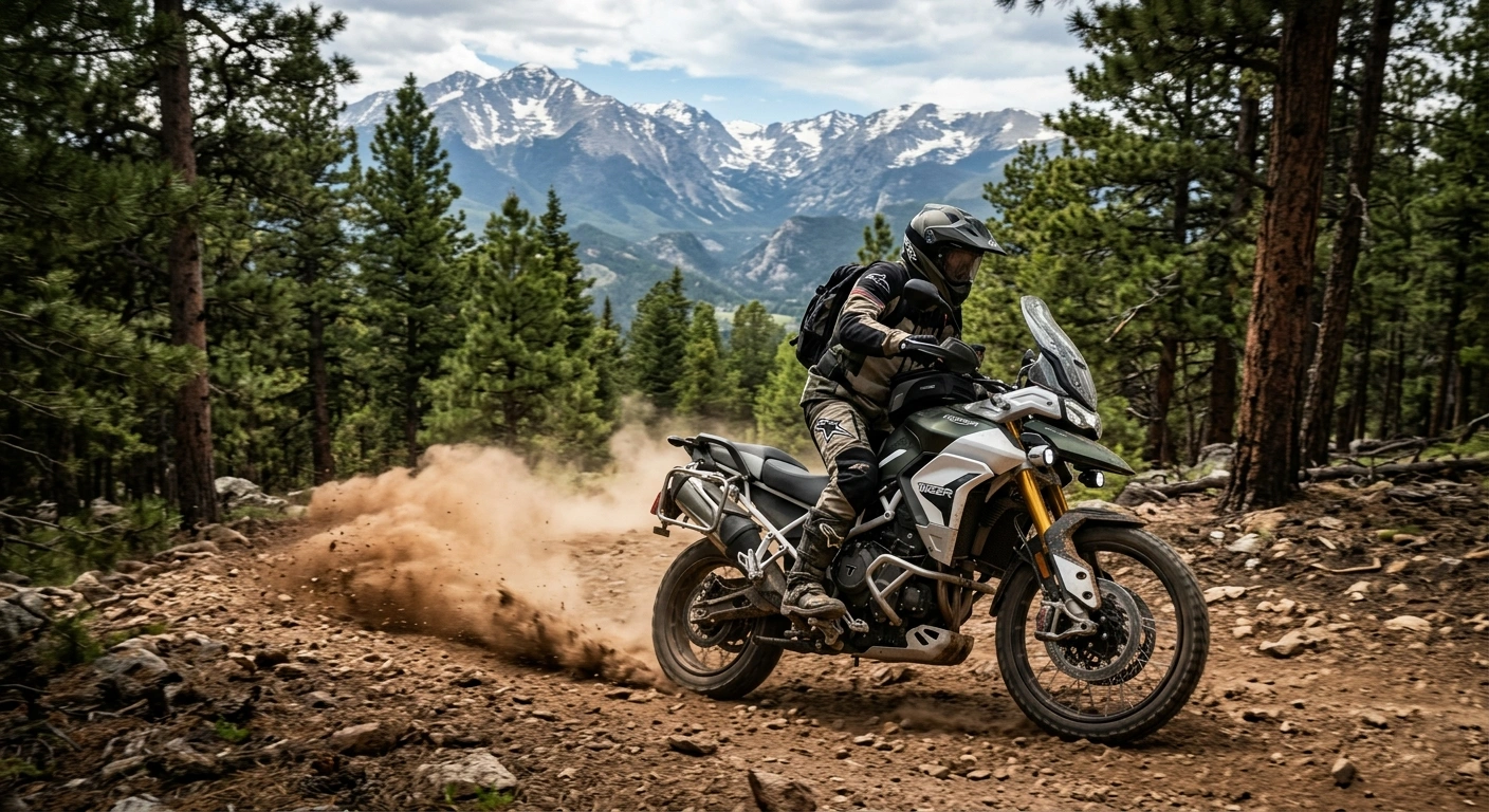 Triumph Tiger 900 bike ride