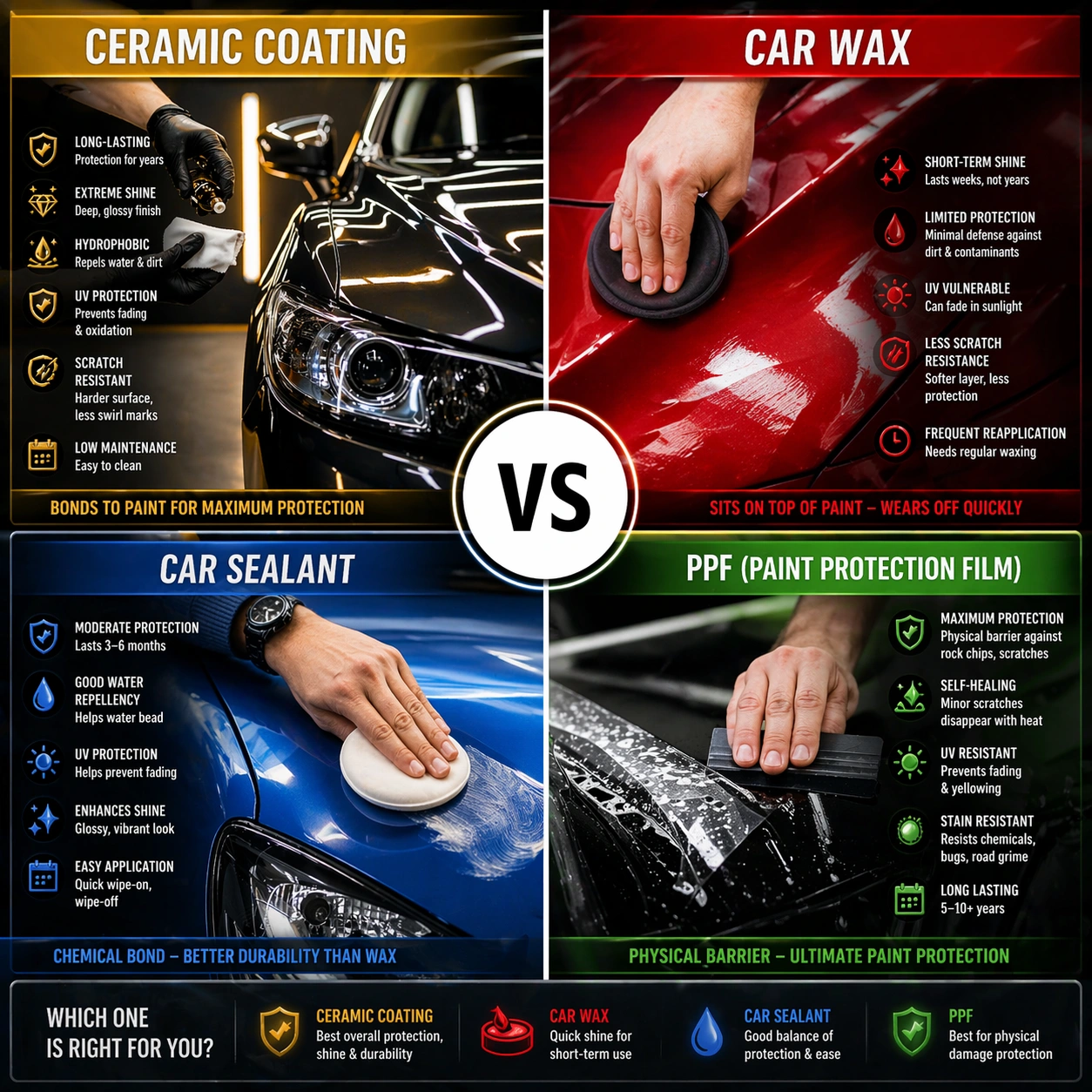 Types of Ceramic Coating