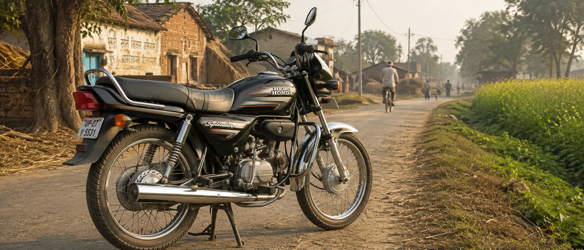 Vintage Hero Honda Splendor 1990s Indian