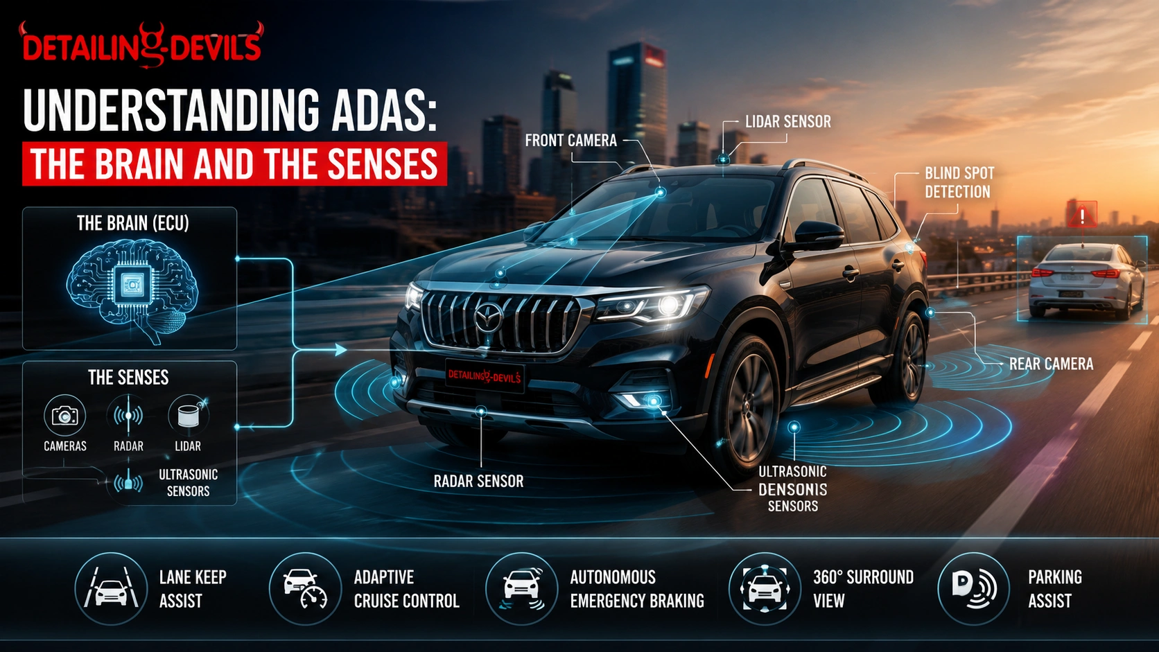 ADAS Sensors Cameras and ECU