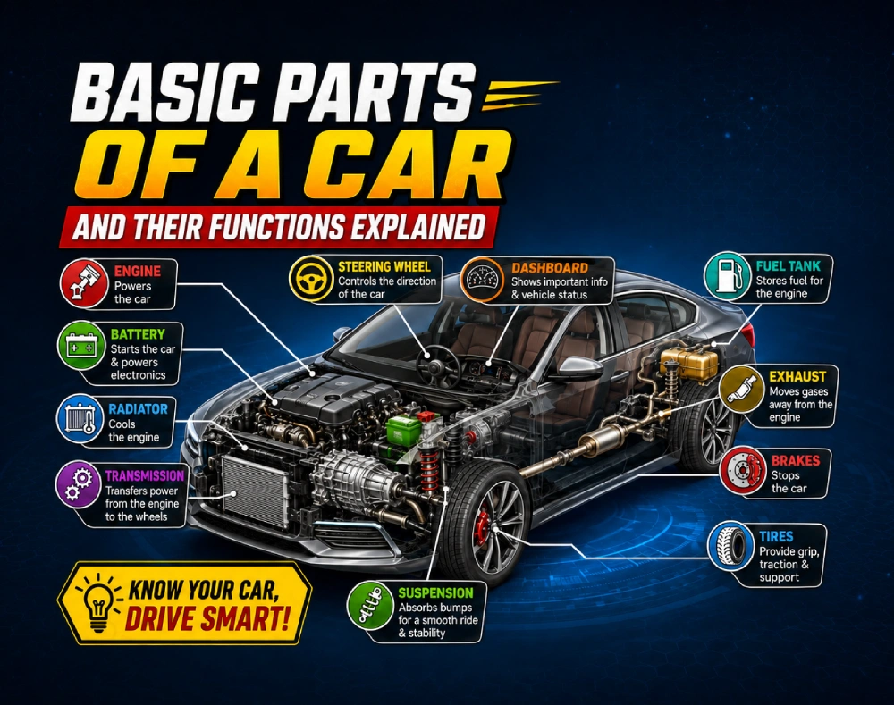 Basic Parts of a Car and Their Functions
