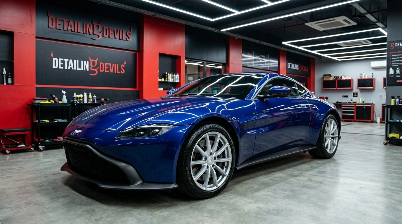 Detailing devils service car