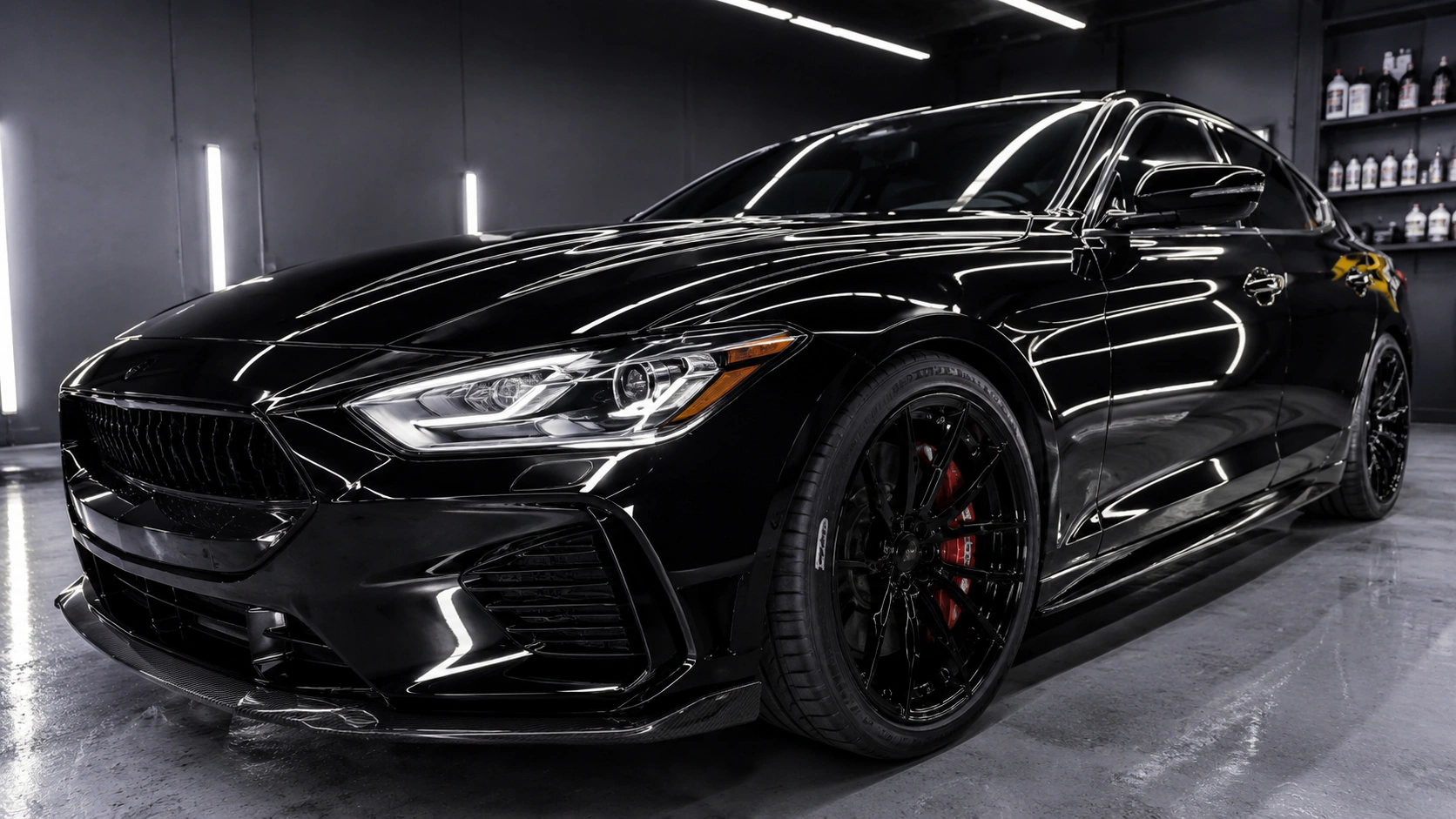 ceramic coating car glossy finish