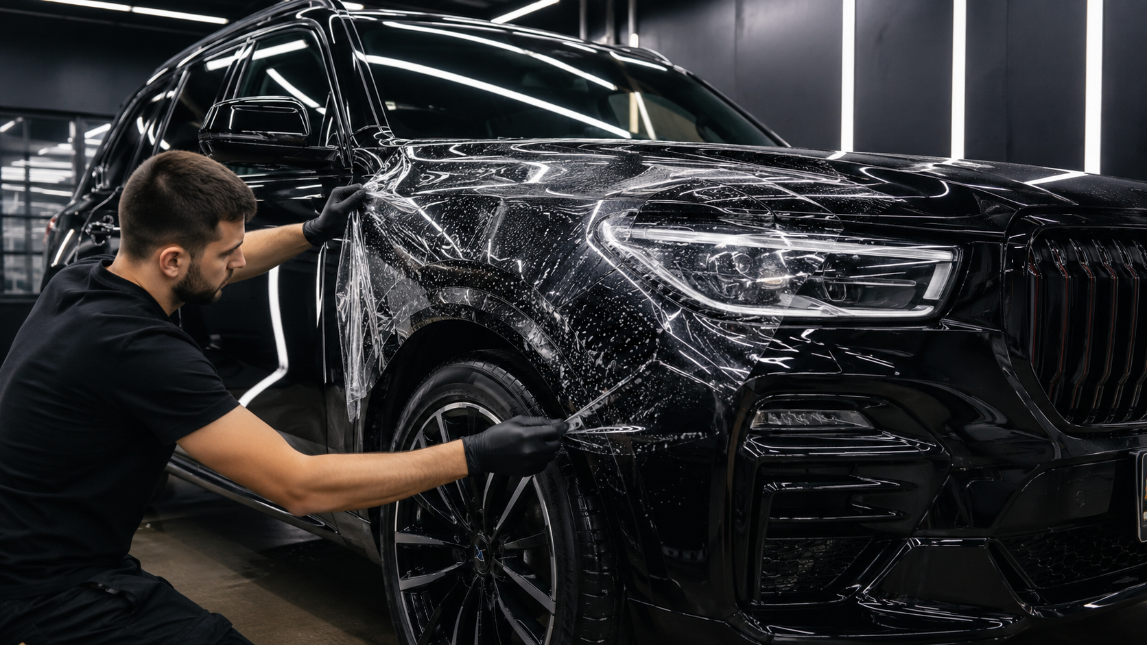 Ceramic coating and Dragon PPF protection for electric vehicles