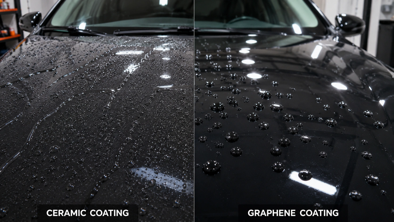 graphene coating vs ceramic coating water beading