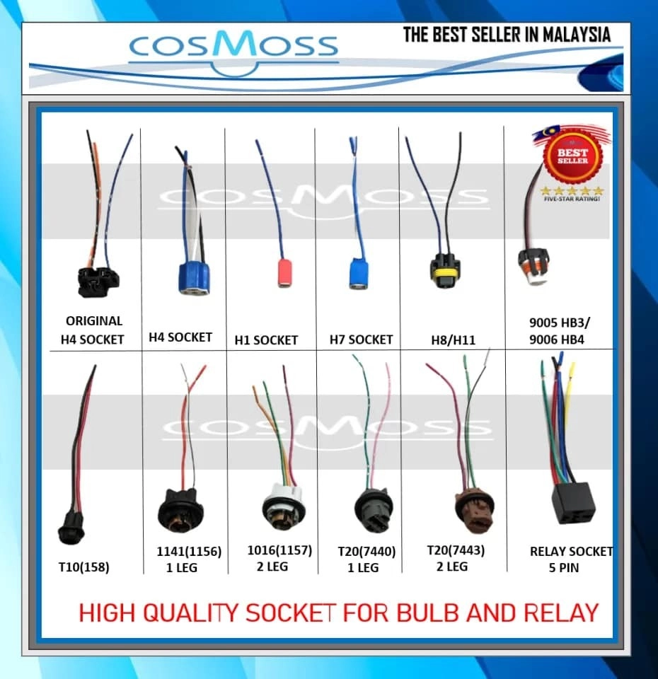 headlight bulb socket relay