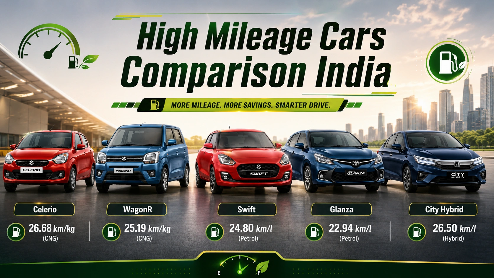 high mileage cars comparison