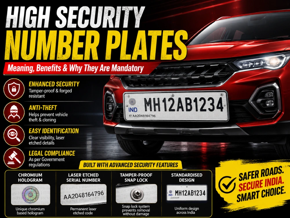 igh Security Number Plates explained