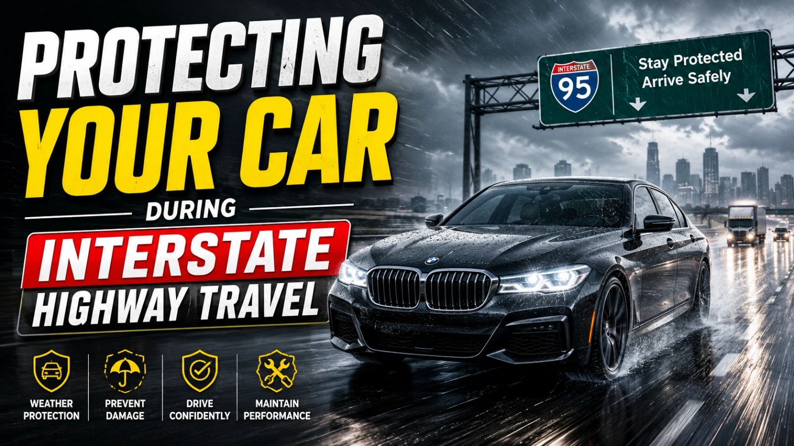 Protecting your car during interstate highway travel