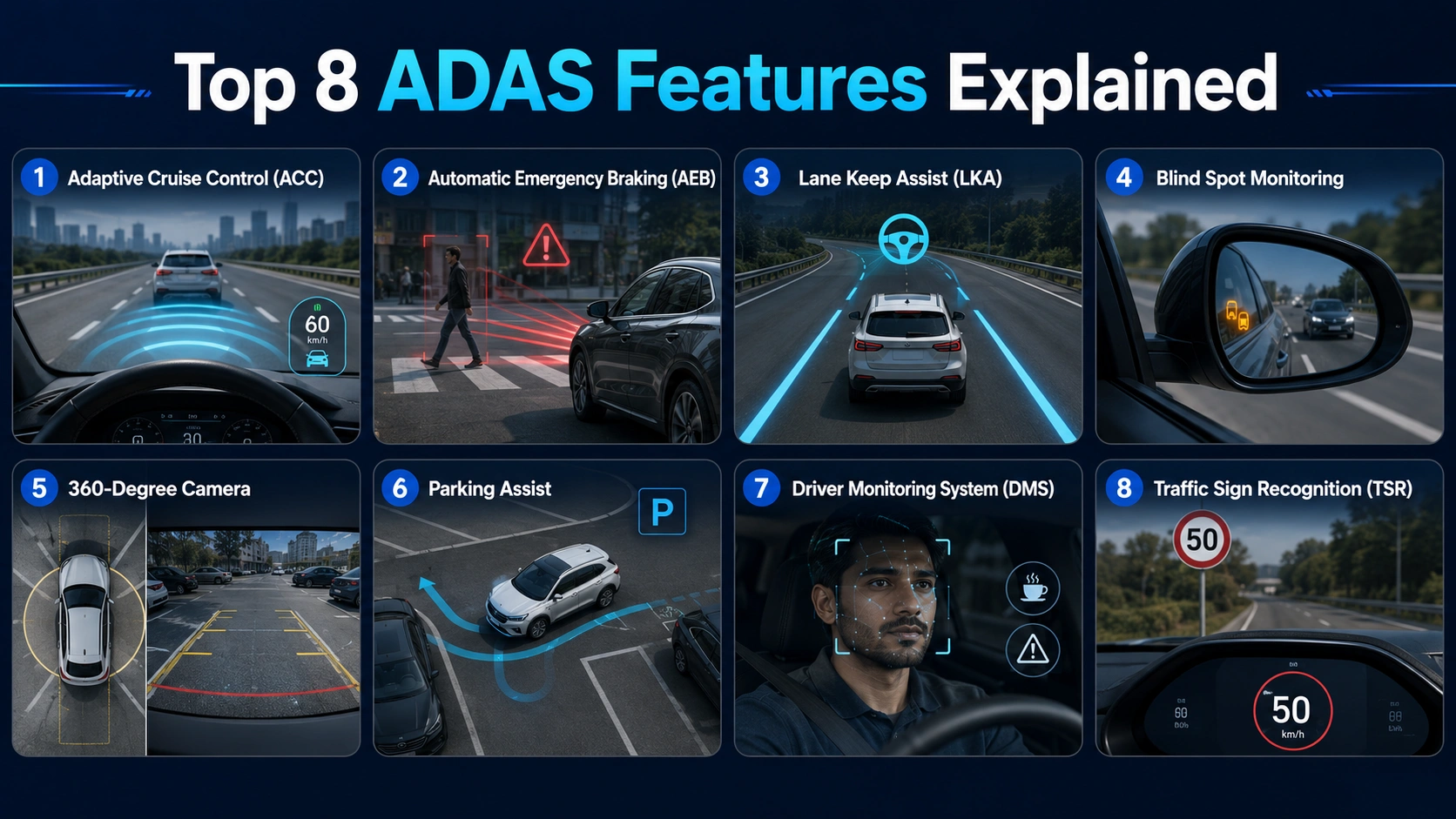 Top ADAS Features in Modern Cars