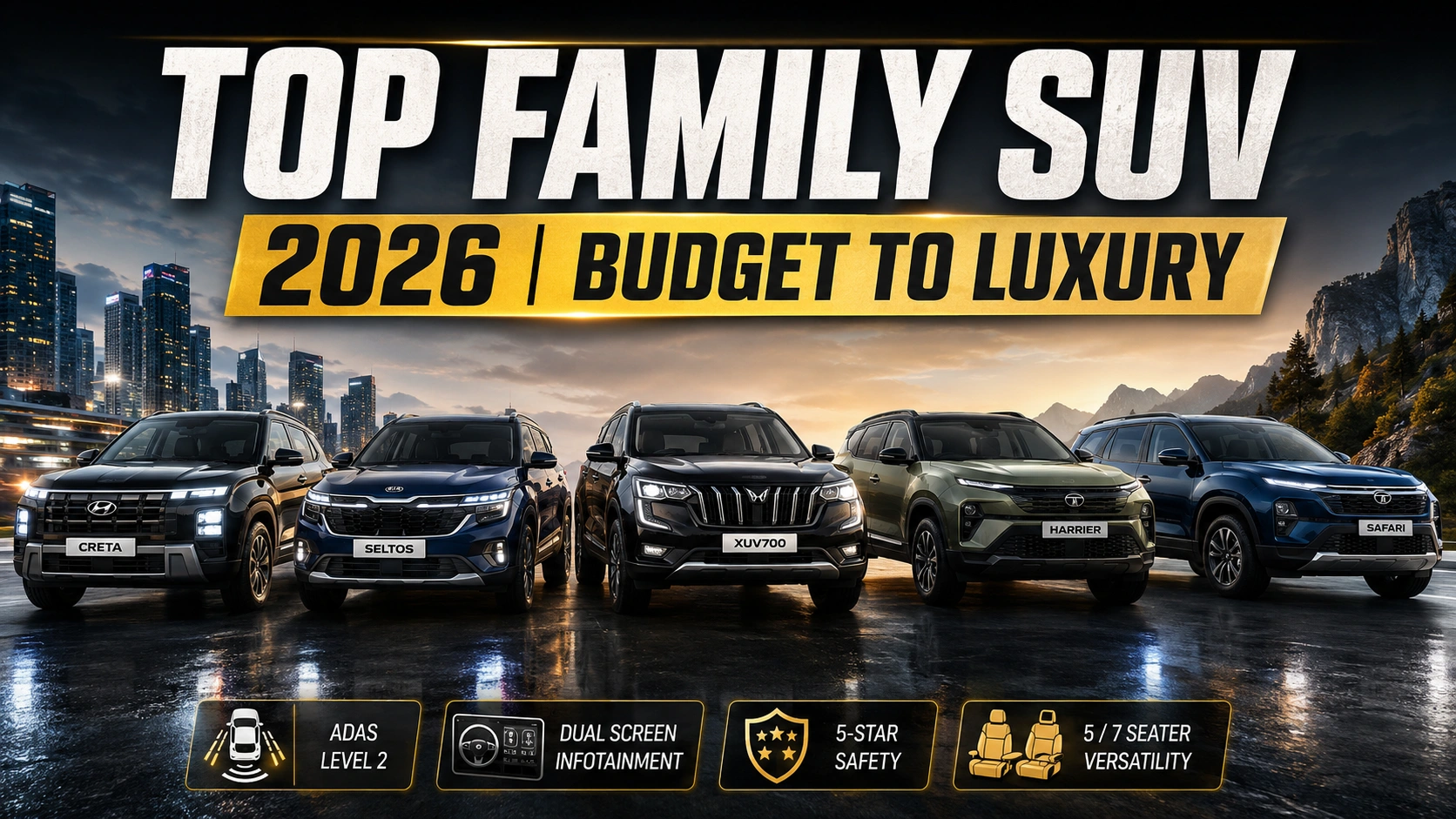 Top Family SUV Cars in India